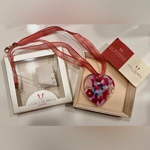 Antica Murrina Vintage Heart Pendant Necklace